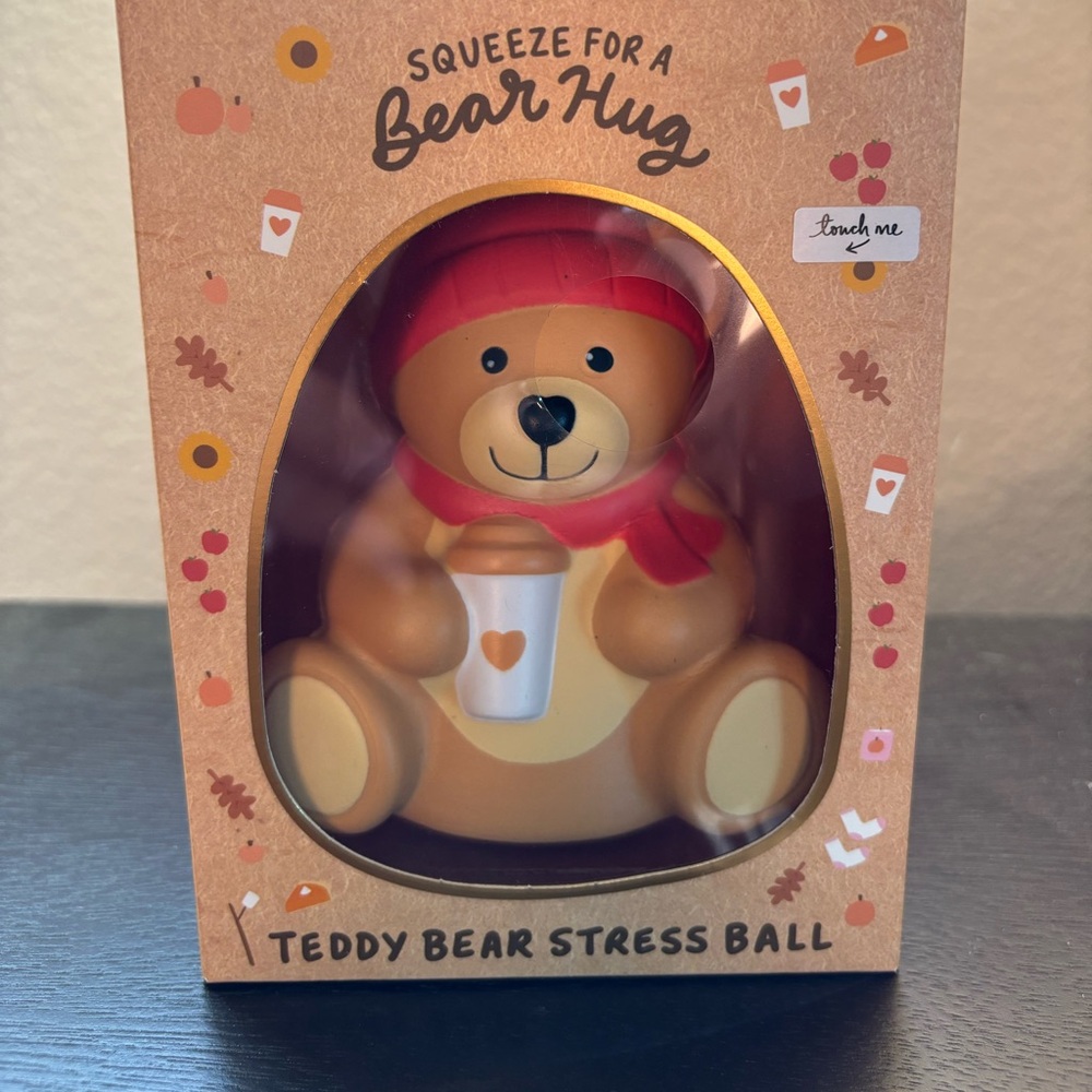 Squeeze for a Bear hug de-stress ball